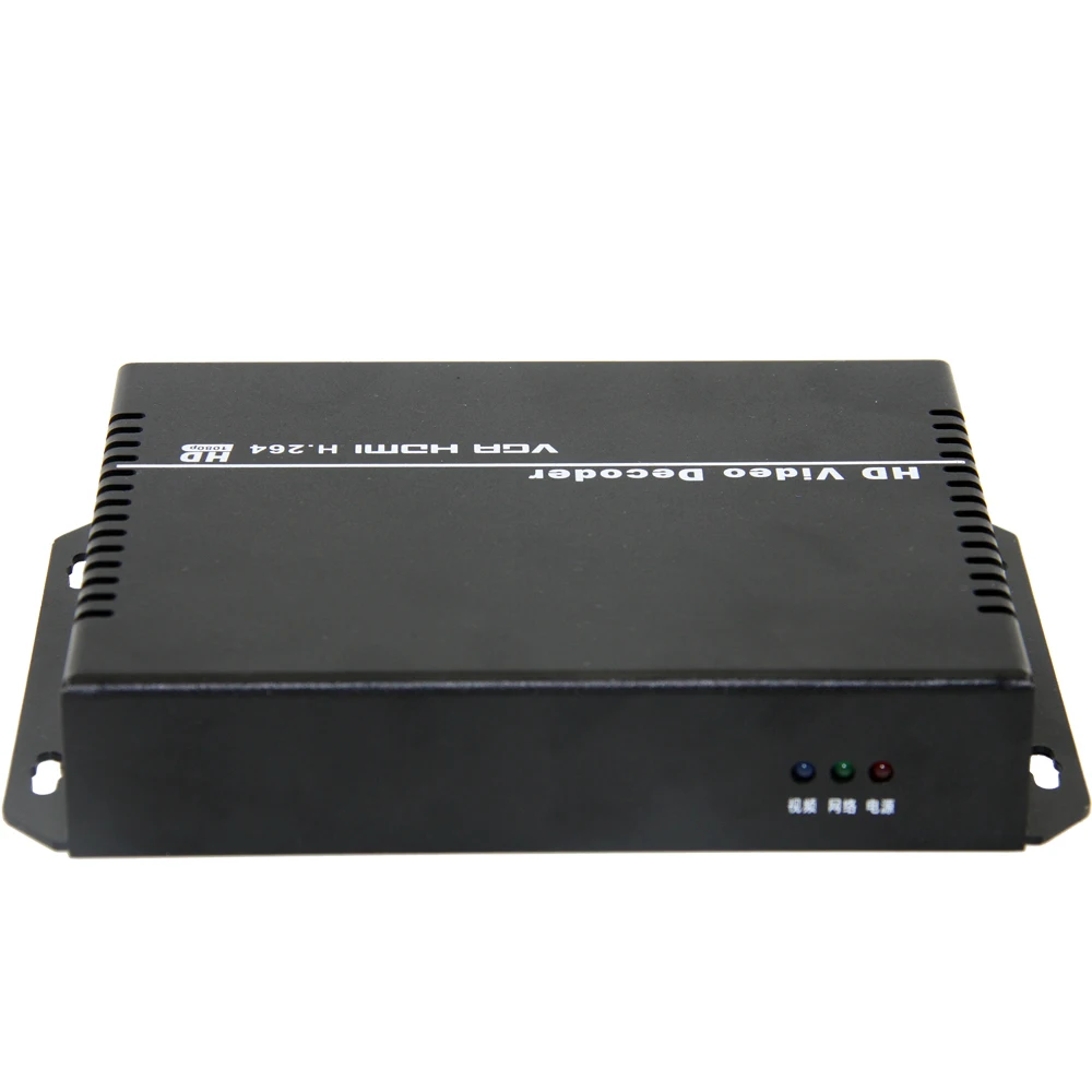 H.265 H.264 UHD 4K декодер потокового видео и аудио IP HDMI + CVBS AV RCA выход для декодирования