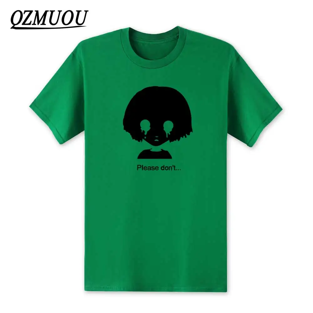 Новинка года; модная футболка с героями игры «ужасное путешествие» и бантом хлопковая Футболка Повседневная футболка с героями мультфильмов футболка с круглым вырезом; высокое качество; XS-XXL - Цвет: Green2