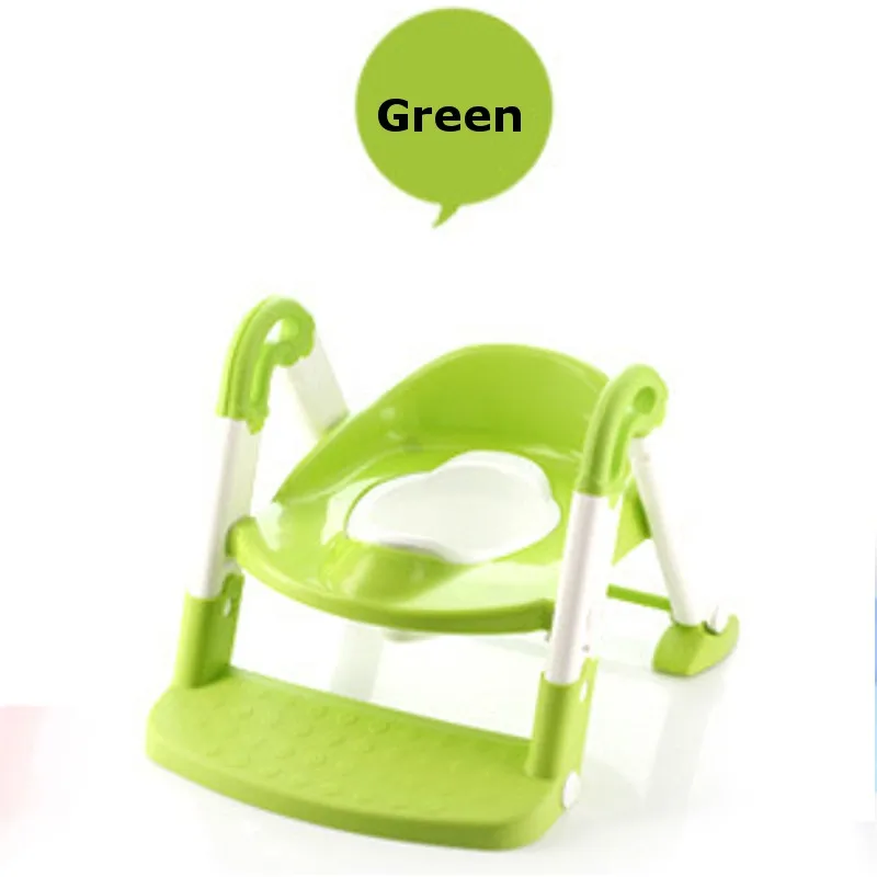 

Toddler Baby PP Plastic Potty Seat With Ladder Infant Toilet Seat Cover For Kid Favor Training Chair Solid Candy Color