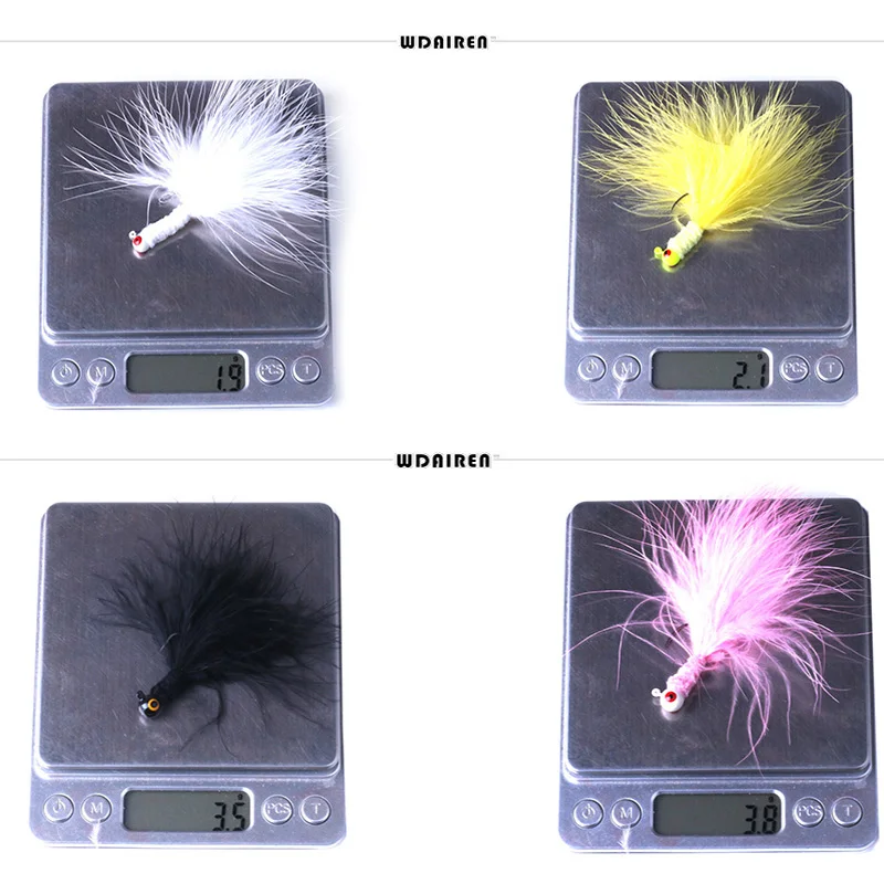 WDAIREN 5pcs/lot Fishing Lure Butter fly Insects different Style Salmon Flies Trout Single Dry Fly Fishing Lures Fishing Tackle