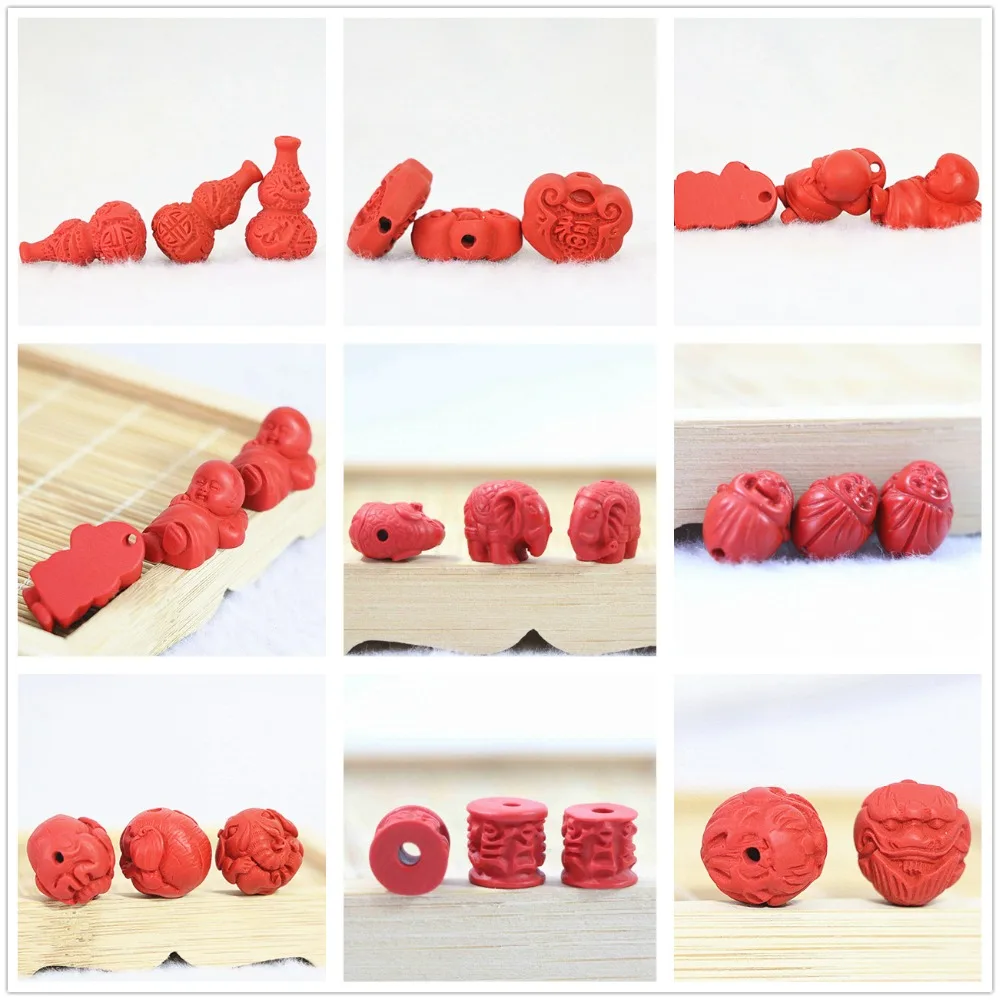 Синтетический красный cinnabar аксессуары для самостоятельного изготовления