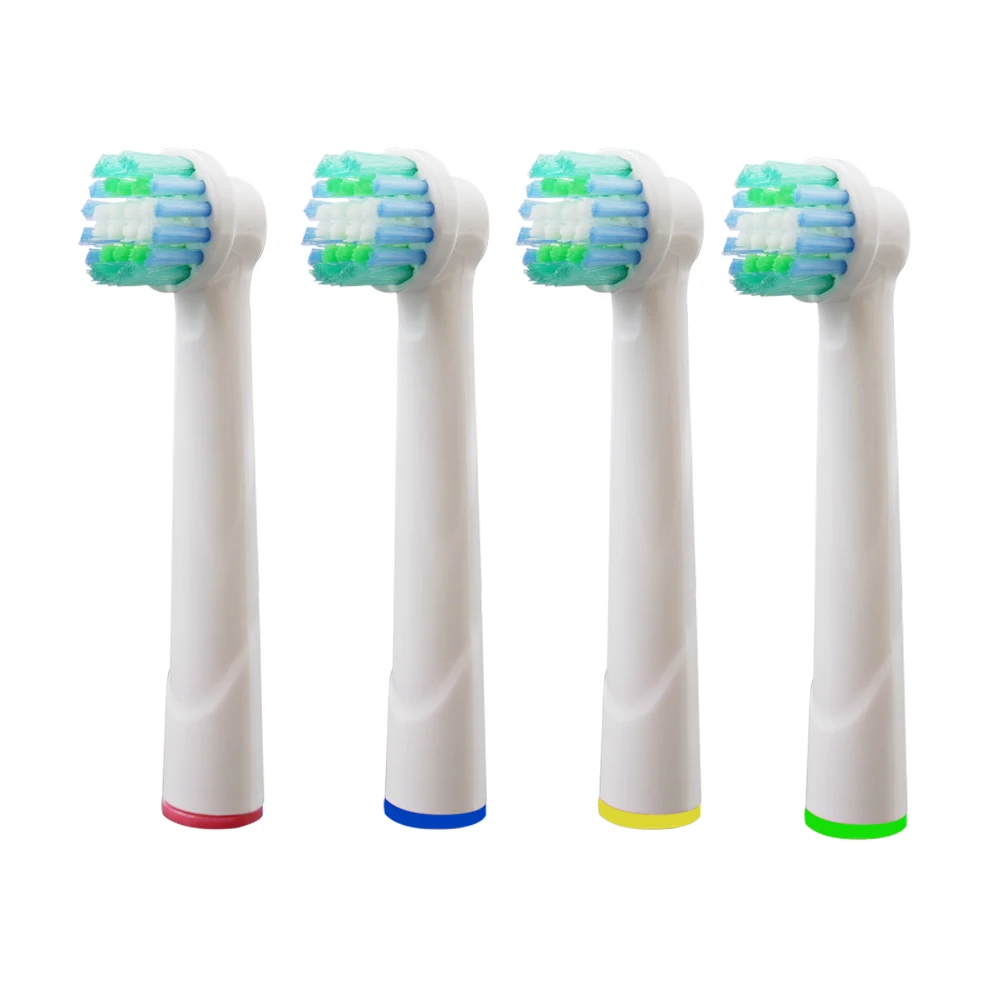 

4PCS Replacement Brush Heads Compatible for Oral-B Electric Toothbrush YE616 3D White Pro Health Precision Clean Triumph Clean