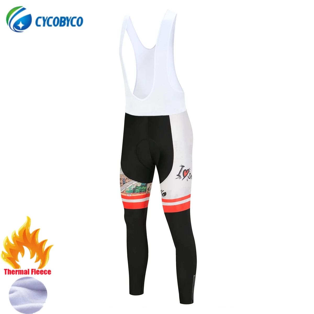 Cycobyco 4D коврик мягкий Велоспорт Длинные брюки велосипед Колготки Mtb Ropa Ciclismo Invierno