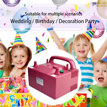 

Double Hole Portable Air Compressor Inflatable Electric Balloon Pump Air Balloon Pump Electric Balloon Inflator Pump EU/US Plug