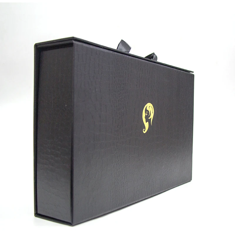 5 шт человеческих волос расширение бумажные упаковочные коробки для пучков ленты ручка коробка топ первого класса подарочные коробки Пользовательский логотип