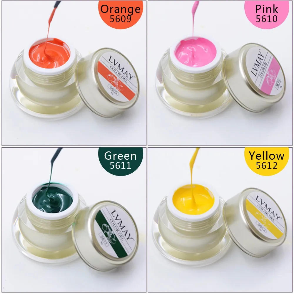 1 pcs Painting Gel Polish Pure Color