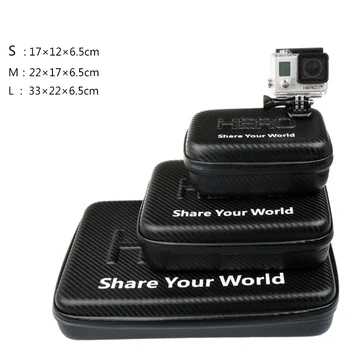 

waterproof Bag Travel Storage Collection Box Case for gopro hero 7 6 5 3 3+ 4 Session SJCAM sj4000 sj5000 Xiaoyi Action Camera