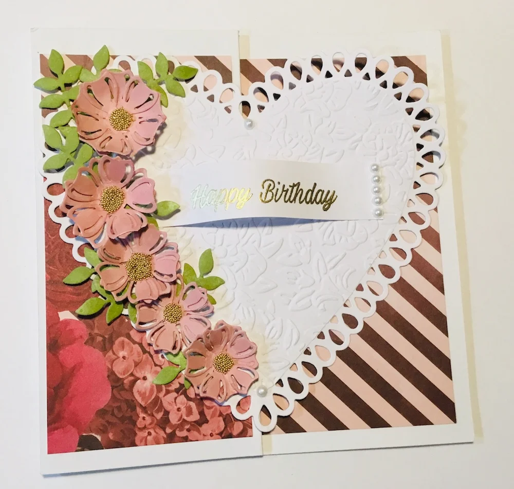 

DIE CUT metal cutting dies 3pc flowers spring Alinacraft Scrapbooking paper craft album card punch knife art cutter die punch
