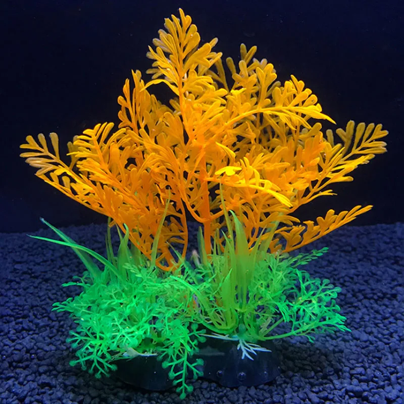 

14Cm Aquarium Water Weeds Simulation Multi-color Plants Ornament Fish Tank Grass Landscape Decoration