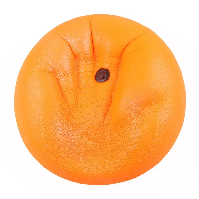 25 см супер большой Jumbo оранжевый мягкий ПУ имитация еды огромный антистресс сжимаются мягкие игрушки ребенок Chirsmas подарки