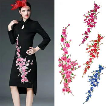

Garment accessories embroidery cheongsam paste large pieces of cloth paste national style plum blossom