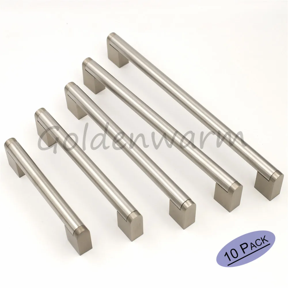 in acciaio INOX Maniglie per mobili 15 pezzi Goldenwarm LST16BK colore: nero in acciaio INOX Maniglie per mobili 15 pezzi Goldenwarm LST16BK colore: nero