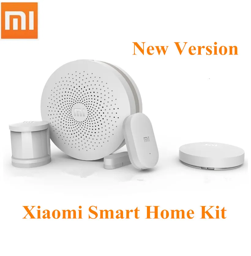 

Newest Xiaomi Smart Home Kit Multifunctional Gateway Door Window Sensor Human Body Sensor Wireless Switch Smart Devices Set