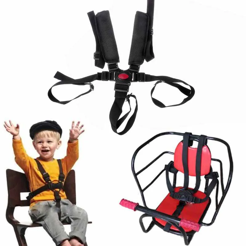 Универсальный 5 точечные ремни безопасности детское автокресло безопасности Ремни для коляски стульчик для кормления для малышей и детей постарше надежную защиту сиденье ремнем для коляски Коляска