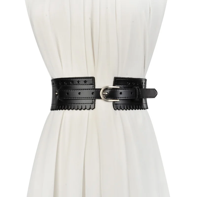 

fashion Belts for Women Wide Genuine Leather Belt adjustable Pin buckle Woman Belts Female Top Quality Straps Ceinture Femme