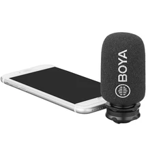 BOYA DM-200, цифровой стерео Мобильный микрофон для iPhone Xs Max Xr X 8 7 Plus, конденсаторный микрофон для записи интервью