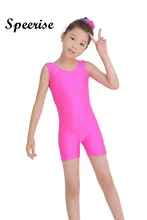 Child Tank Biketard Spandex Kids Unitard Girls Gymnastics Leotard Dance Unitard Toddler Girls Ballet Leotard Boys Short