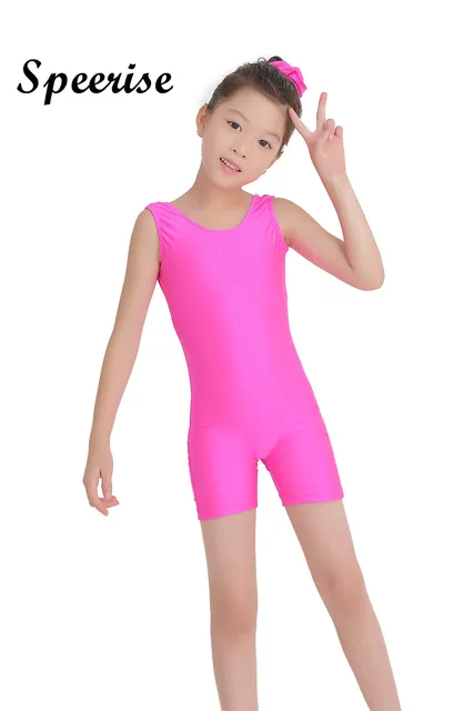 Renvena Girls Sparkly Diamond Gymnastics Leotard Ballet Dance Jumpsuit