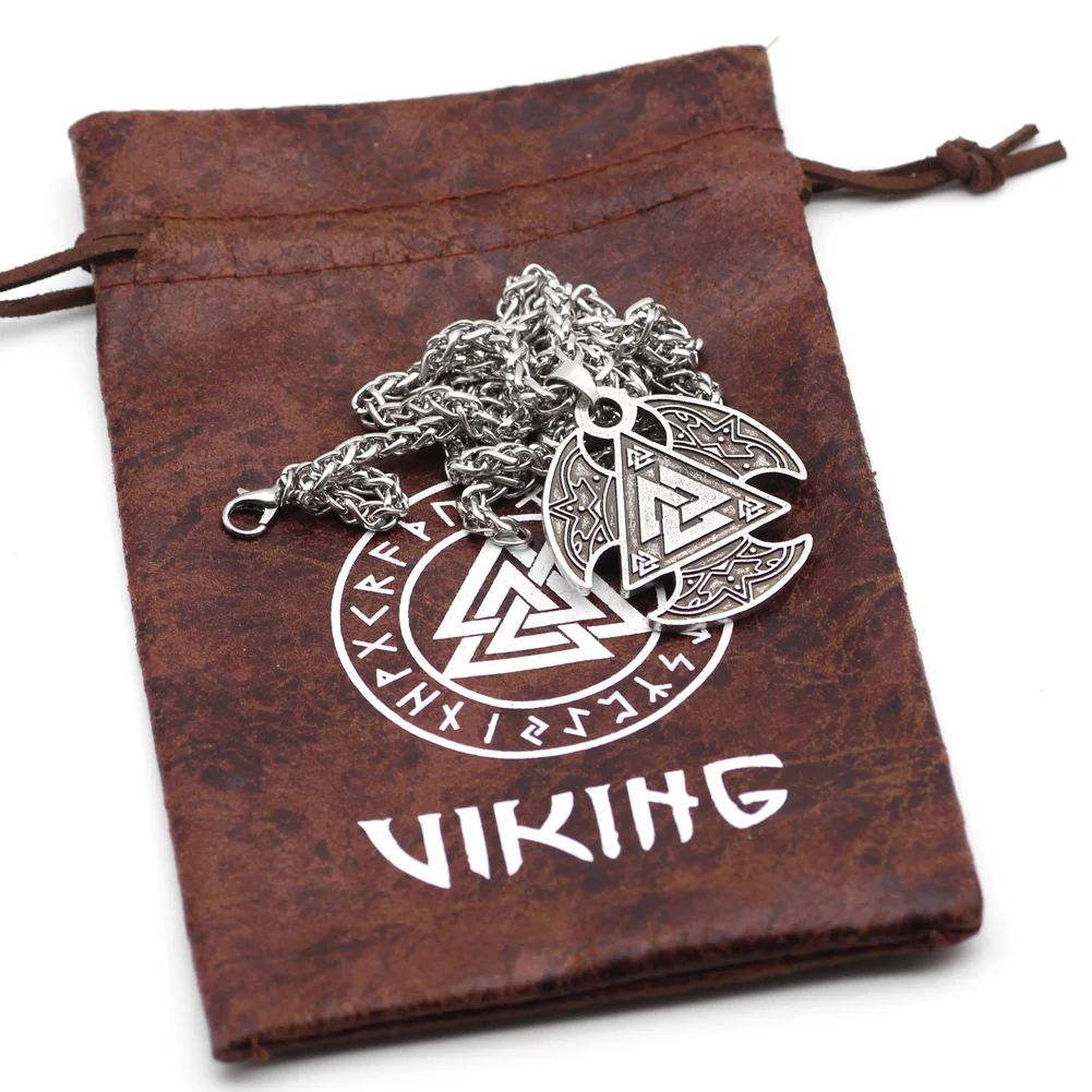 Мужской норвежский викинг vegvisir compass символ Одина талисман подвеска ожерелье с
