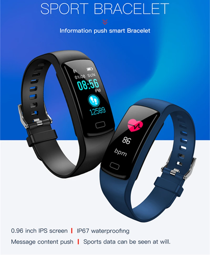 MAFAM Men Smart Watch Fitness Tracker Heart Rate Blood Pressure Monitor IP67 Waterproof Sport Smart Watches Pedometer Smartwatch (1)