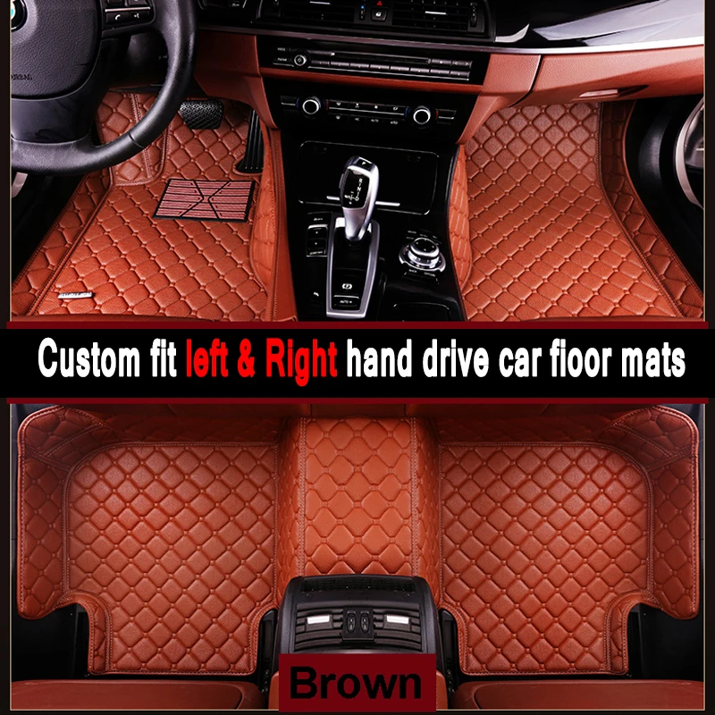 

Special made car floor mats for Audi A6 S6 A4 S4 Allroad Avant A3 A5 A7 A8 waterproof good case carpet rugs liners