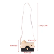 Деревянная игрушечная камера для детей, креативная подвесная веревка для шеи, игрушки для фотосъемки, подарок N28_C