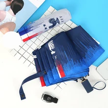 French Team Folding Umbrella Rain Woman's Parasol Sunscreen Anti-UV Windproof Umbrella Men Male Sun Rain Umbrella Paraguas French Team Folding Umbrella Rain Woman's Parasol Sunscreen Anti-UV Windproof Umbrella Men Male Sun Rain Umbrella Paraguas