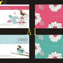 500 шт. Пользовательские печати визитных карточек 300G 2 Двусторонняя печати нужно всего лишь 25,5 usd No: A1 шаблон