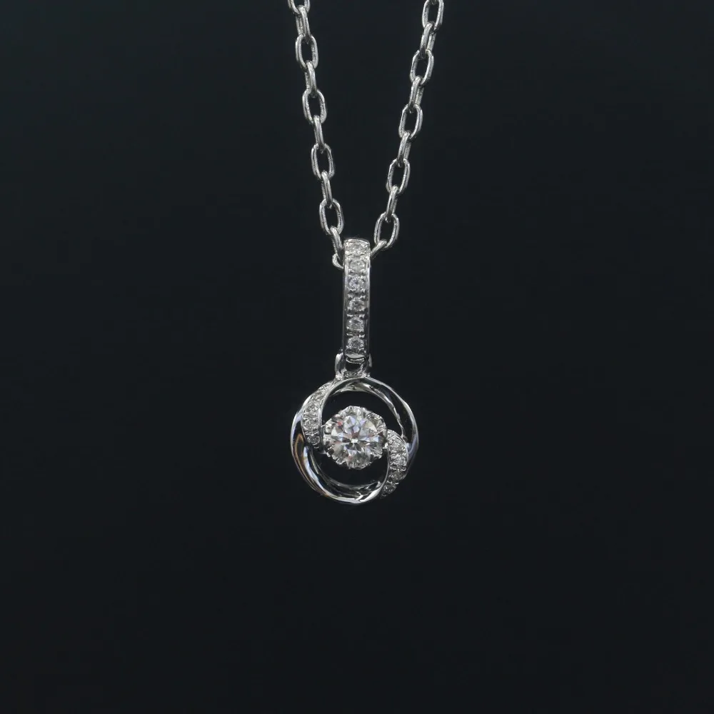 

LASAMERO Halo 0.07CT 18k Gold Round Cut Square Center Pave Set Natural Diamond Pendant Necklace Chain Women Fine Jewelry