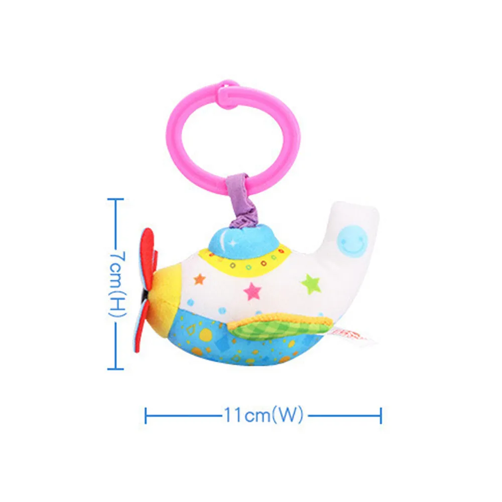 Переносные детские погремушки из мультфильма Bebek, мягкие плюшевые погремушки, ручные игрушки для игры на кровать коляску подвесная игрушка