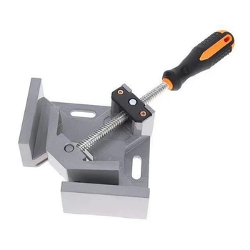 

90 Degree Quick Release Corner Clamp Right Angle Aluminum Alloy Welding Woodworking Photo Frame Clamping Tool Wholesale