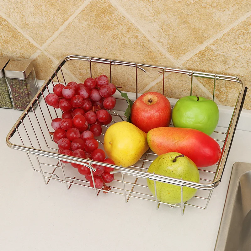 Kitchen storage block tools Sponge scouring pad cup fruit dish plate drainer holder rack kitchenware accessories organizer