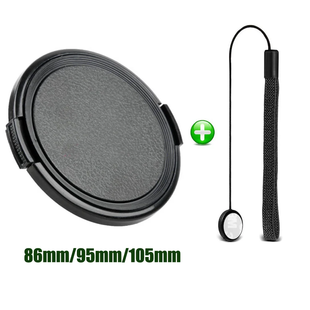 CameraLensCapProtectionCover86mm95mm105mmwithAntilostRope