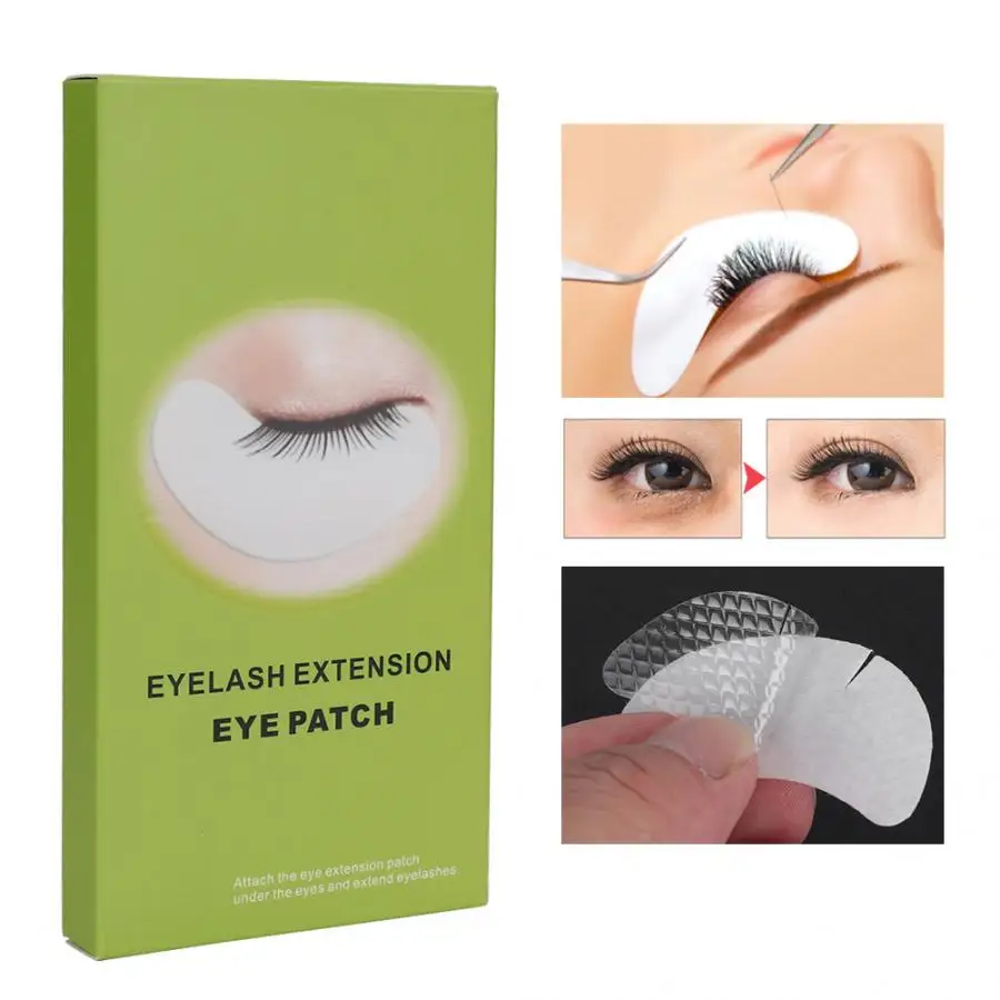 

Cheap 10pair/box Eye Pad Eyelash Patch Lashes Extension Grafting Isolation Eye Sticker Isolation Pad Eye Makeup Tool