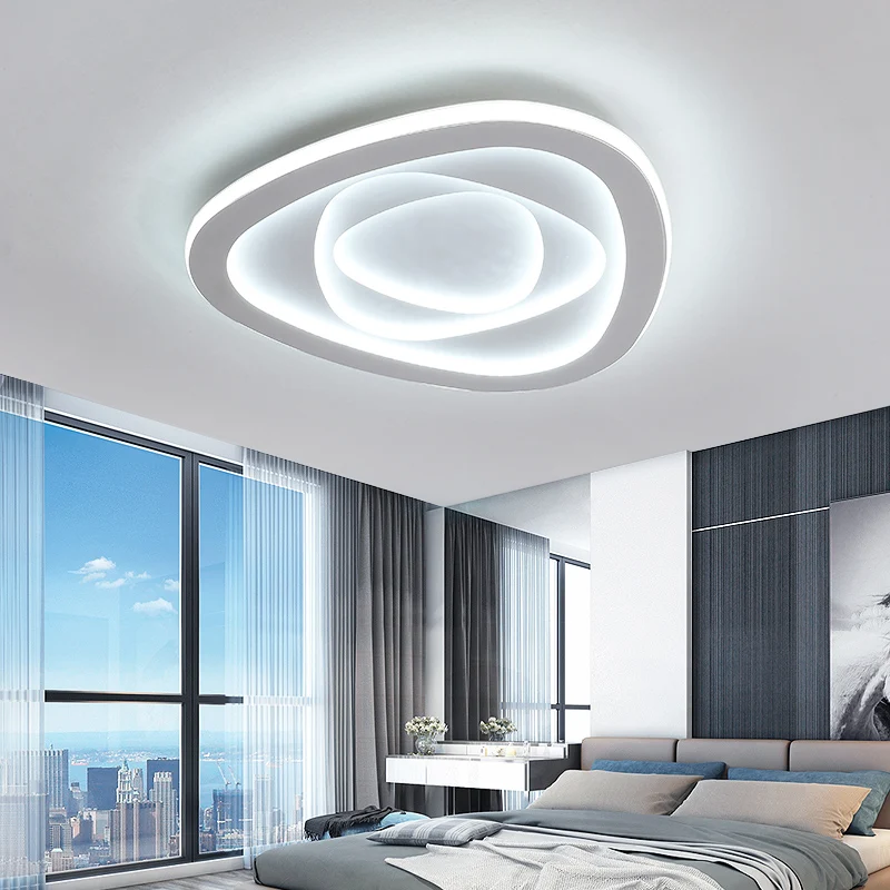 Современный светодиодный светильник для гостиной, спальни, Потолочная люстра, светодиодный светильник для домашнего освещения AC110V/220 V