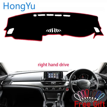 

Auto Car Dashboard Cover Dash Mat Board Pad Carpet Dashmat Interior Mats for Honda accord 2018 Right Hand Drive Accessories