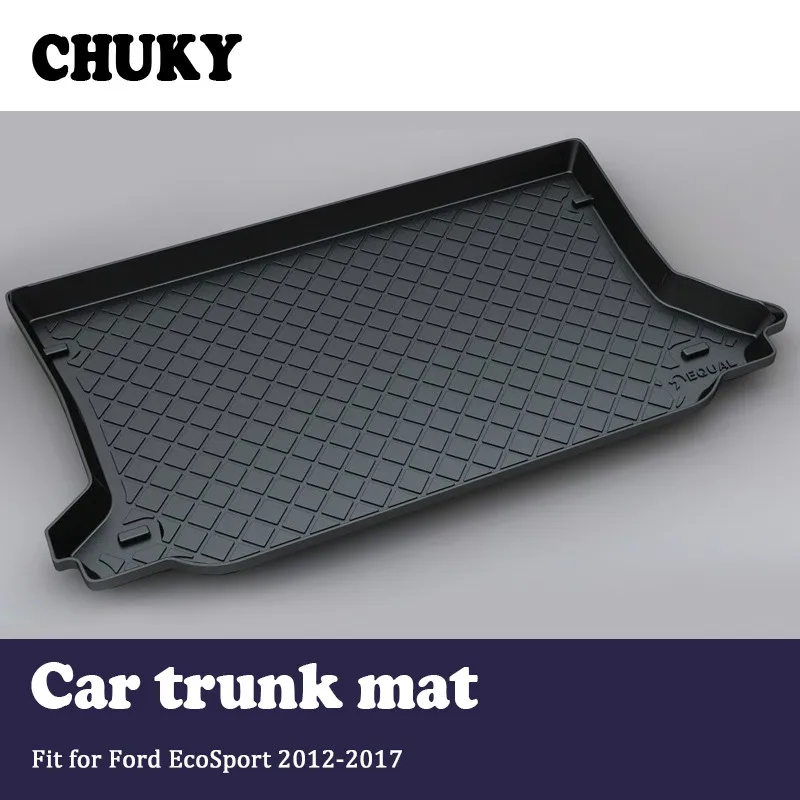 

CHUKY For Ford EcoSport 2012 2013 2014 2015 2016 2017 Car Cargo rear trunk mat Boot Liner Tray Styling Anti-slip Mat accessories