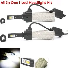 Пара 40 Вт 3200lm 6500 К белый автомобиль светодиодные фары лампа комплект H1 Conversion Kit лампы с Canbus Системы