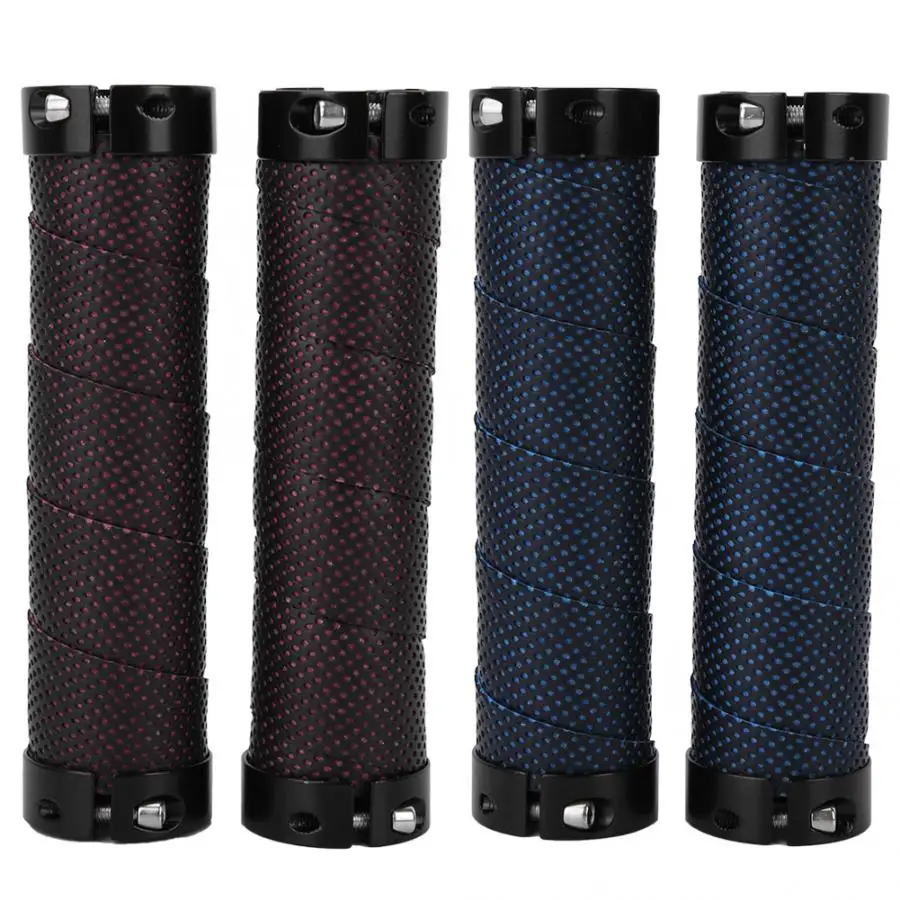 1 Pair Bicycle Grips Soft Anti-Shock Non-slip Sponge Bicycle Handle Grip Mountain Bike Handlebar Grip Bicycle Parts