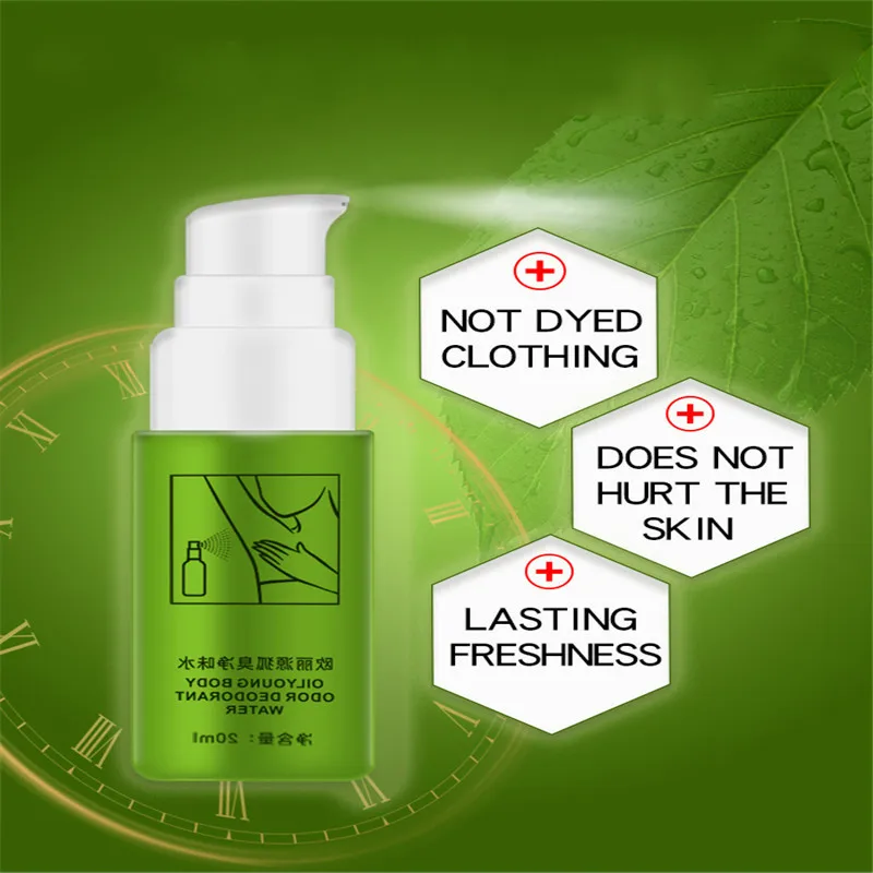 20 ML Hot Water Deodorant Eliminate Antiperspirant Aloe Antiperspirant Deodorant Armpits Remove Armpit Foot Bad Odor Body TSLM1