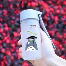 Корейский стиль стеклянная бутылка 300 мл Милая школьная стеклянная бутылка фляга для путешествующих для воды Lemonade Бутылки бутылка для воды Agua