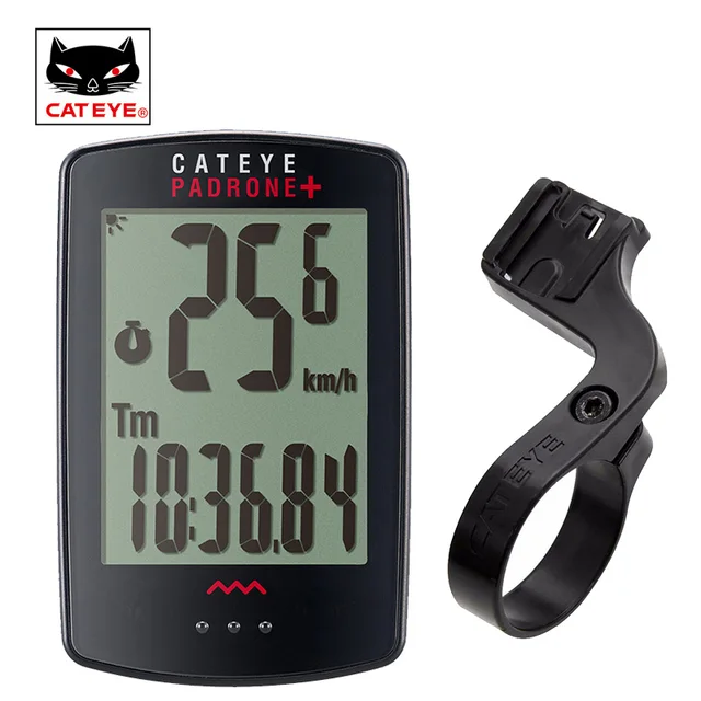 CATEYE Padrone Plus Bicycle Computer Wireless Largest Display Cycling