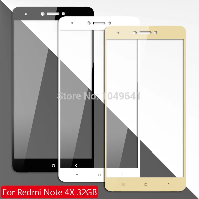 KXM1261_2_2D Full Screen Covered Explosion-proof Tempered Glass Film for Xiaomi Redmi Note 4X 5.5 inch 32GB