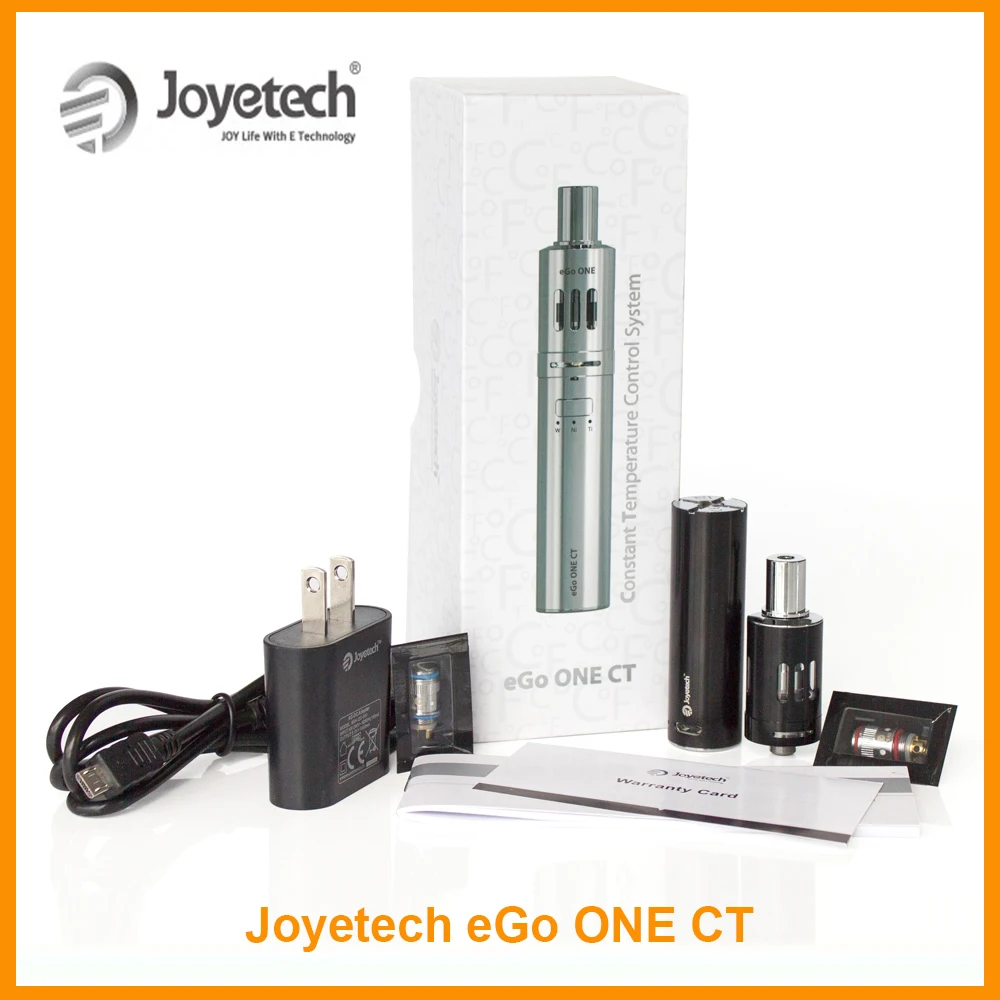 

Big Sale Original Joyetech eGo ONE CT Kit 1100/2200mah 0.2/0.4ohm Coil Vs eGo Aio Electronic Vaporizer