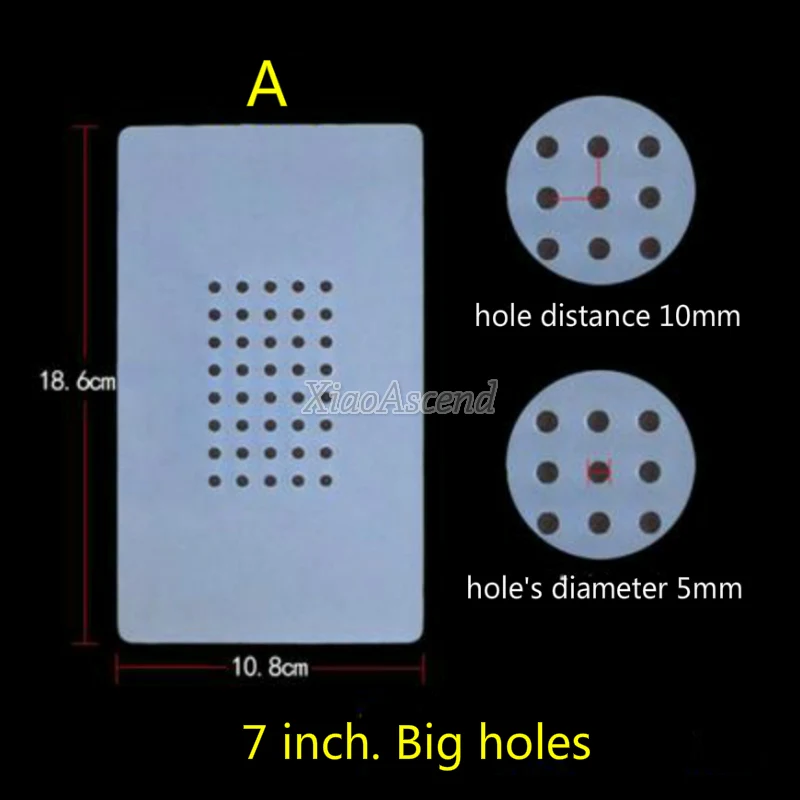 7inch big hole anti heat pad iphone