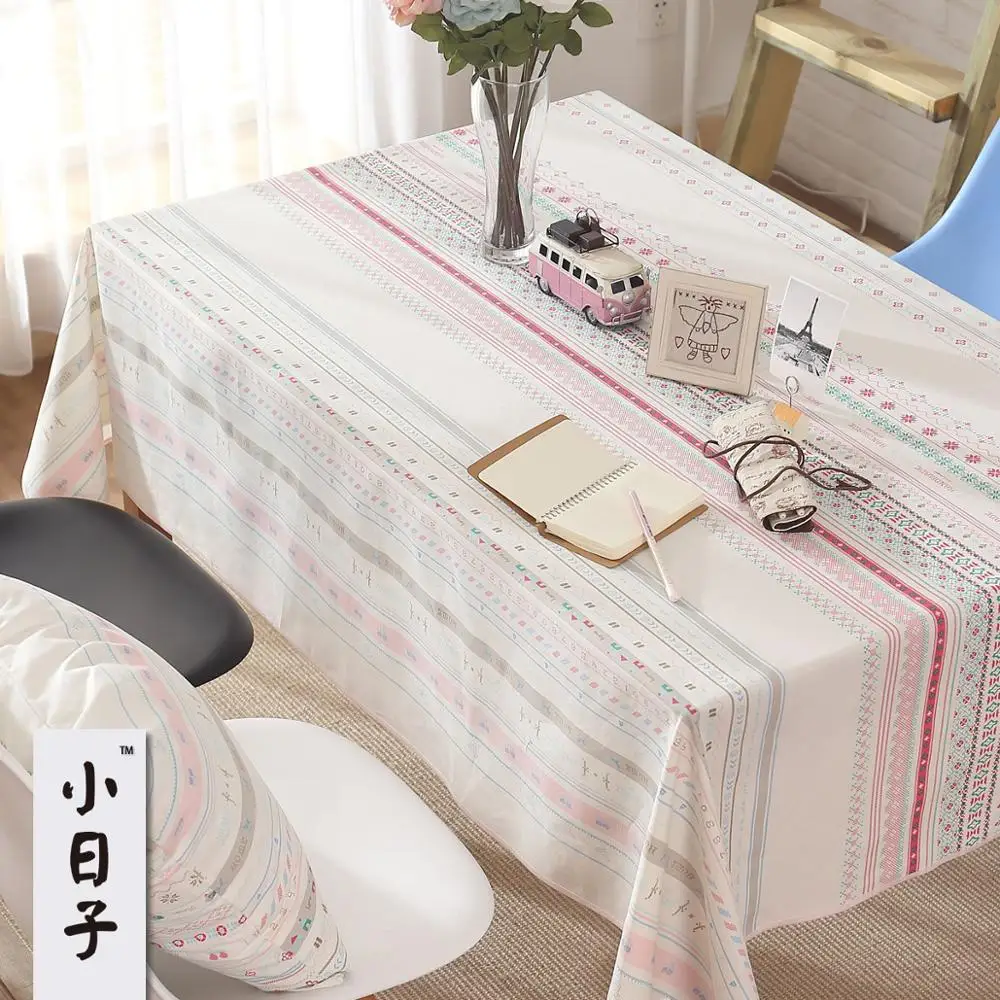 

High quality cloth fluid canvas vintage dining table cloth cross stitch