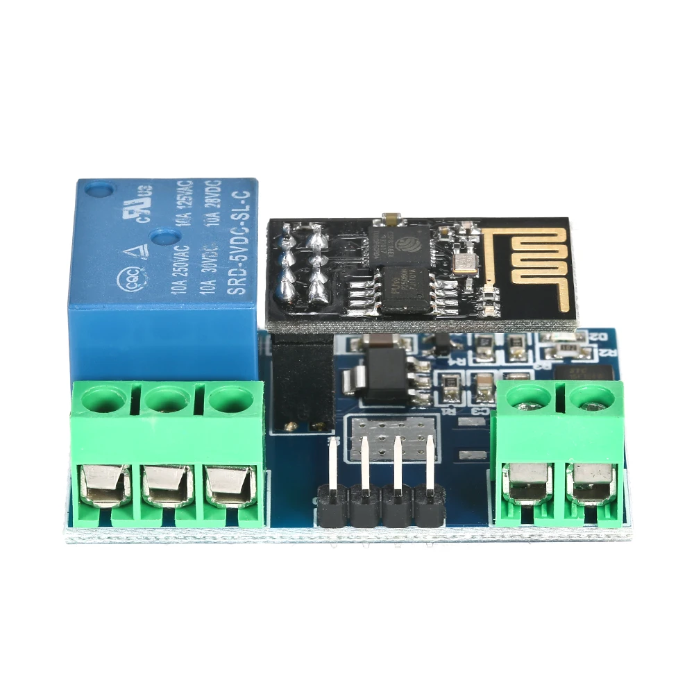KKmoon ESP8266 Relay Module W-F Smart Socket Remote Smart Control Switch with ESP-01S Module