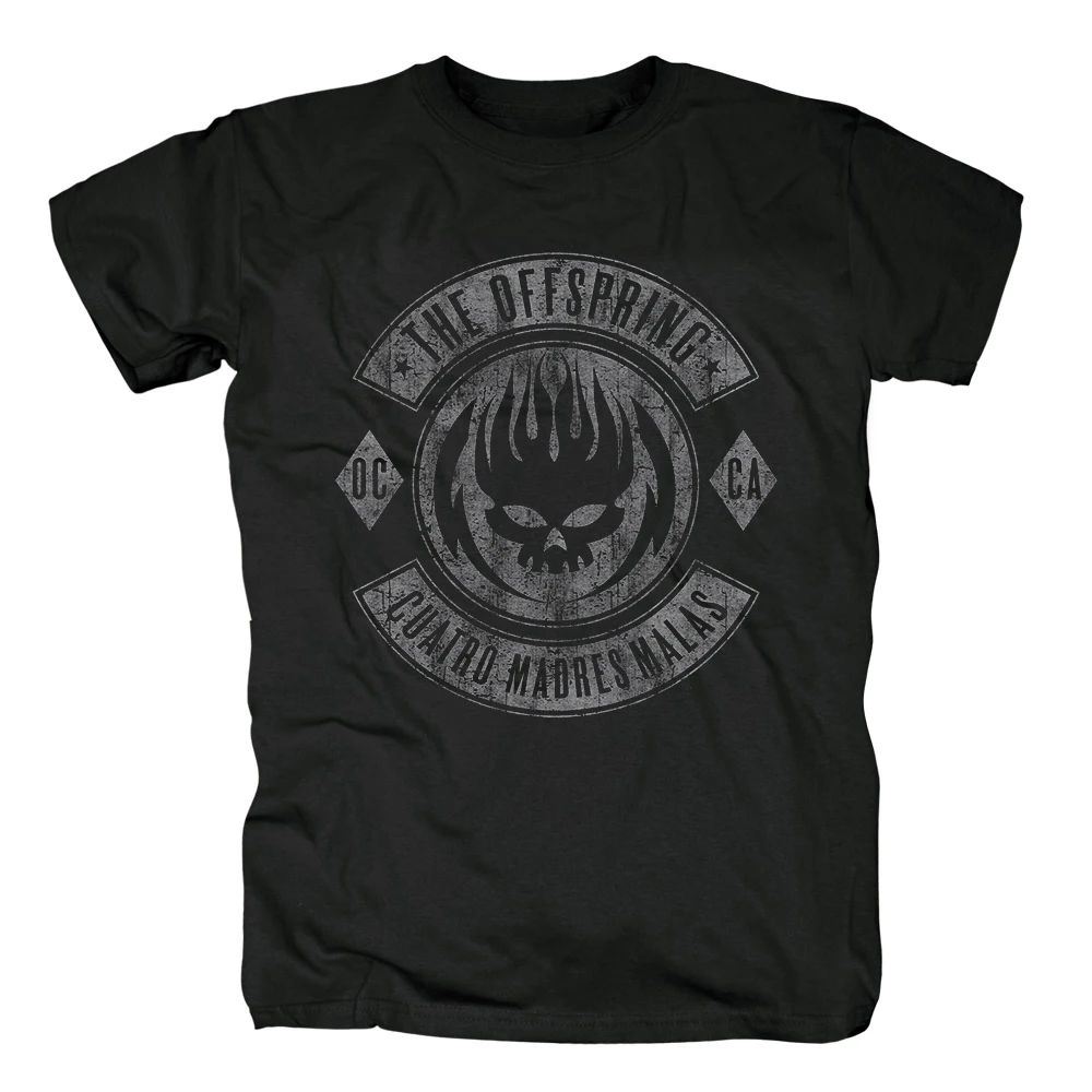 

Bloodhoof THE OFFSPRING Smash Mens Punk Rock Cool T-Shirt black new cotton T-Shirt Asian Size