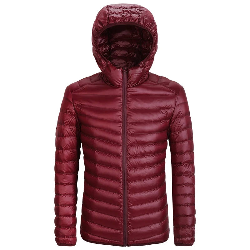 Jacket Men Winter Ultralight 90% White Duck Down Jacket Duck Down Coat Waterproof Parkas Outerwear MA175