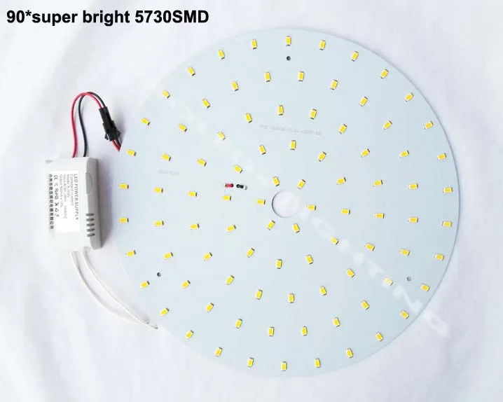 Набор DIY 5730SMD 30 Вт Светодиодный диск PCB поверхностного монтажа светодиодный потолочный светильник dia25cm 220 в 230 в 240 в 2 года гарантии светодиодный круглый светильник